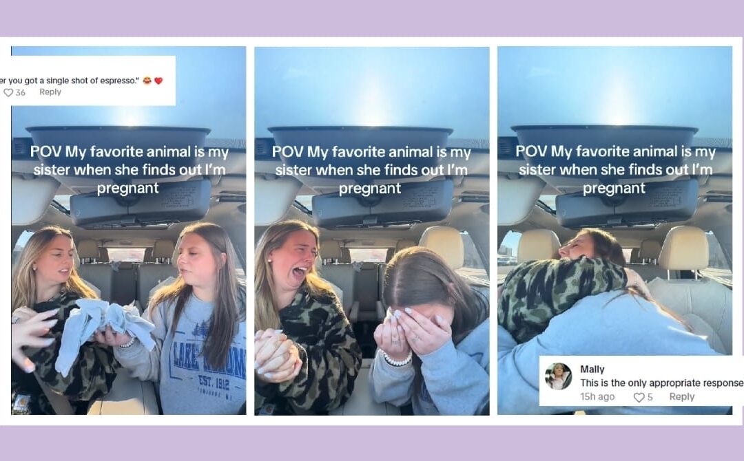 After infertility, twin’s tearful pregnancy reaction sparks viral joy