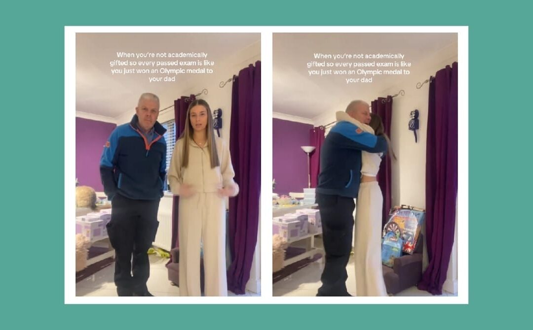 “I know love exists because my dad exists”: Daughter’s emotional exam success goes viral