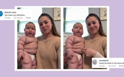 Meet the 33-pound baby who has the NFL’s attention