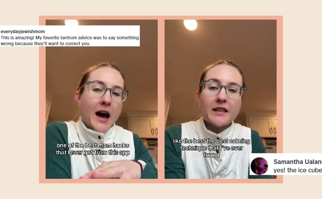 This TikTok mom’s ice cube trick Is a game-changer for calming toddler tantrums