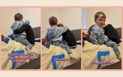 Toddler’s simple act of kindness for his grieving brother will melt your heart