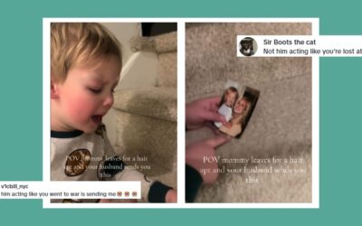 When mom leaves for a hair appointment: The viral TikTok breaking hearts and sparking laughter