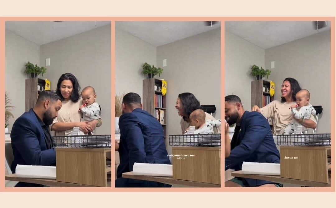 Dad learns he’s having twins—his reaction is an emotional rollercoaster