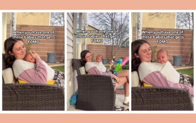 Mom tries to put her ‘FOMO baby’ to sleep—but his reaction is next level