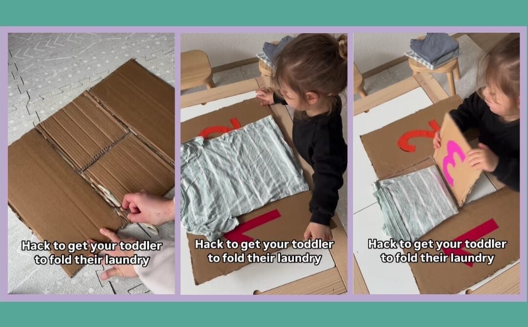 This toddler laundry hack is dividing parents—genius or too much too soon?