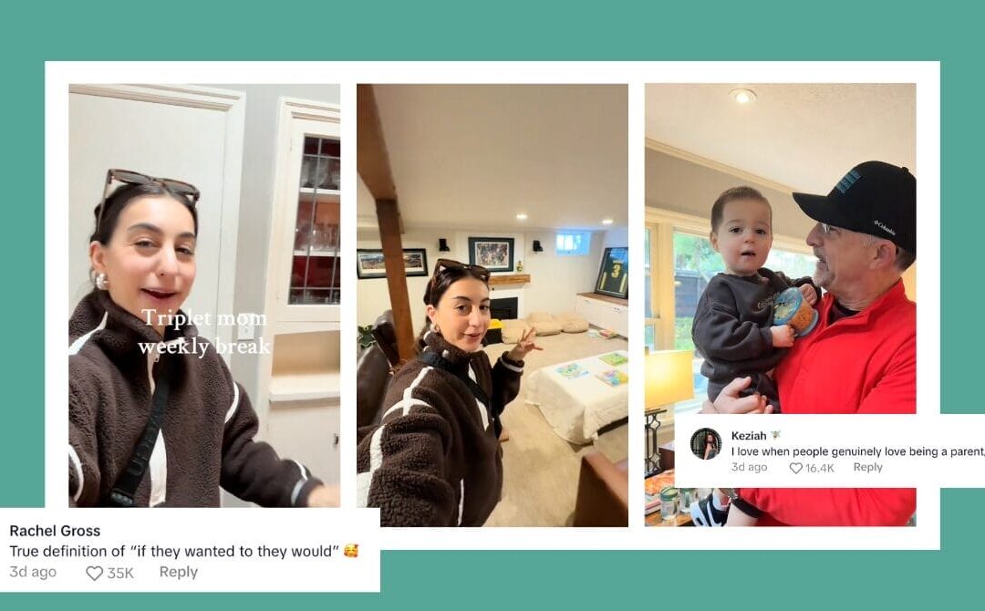 Triplet mom drops kids off at grandparents’ house—just wait until you see their setup
