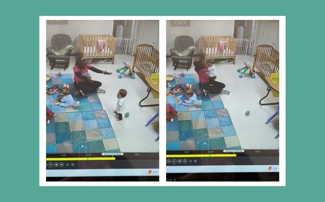 Working mom watches daycare live stream—and is in tears about what she sees