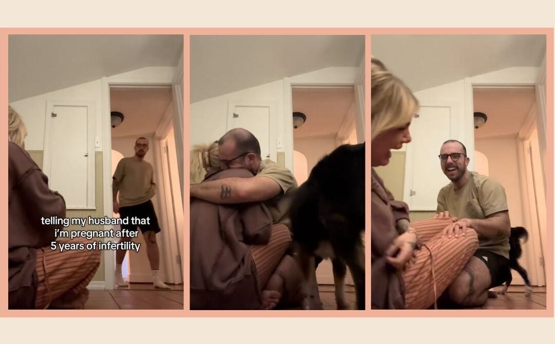 ‘Telling my husband I’m pregnant after 5 years of infertility’—the viral video giving hope to so many