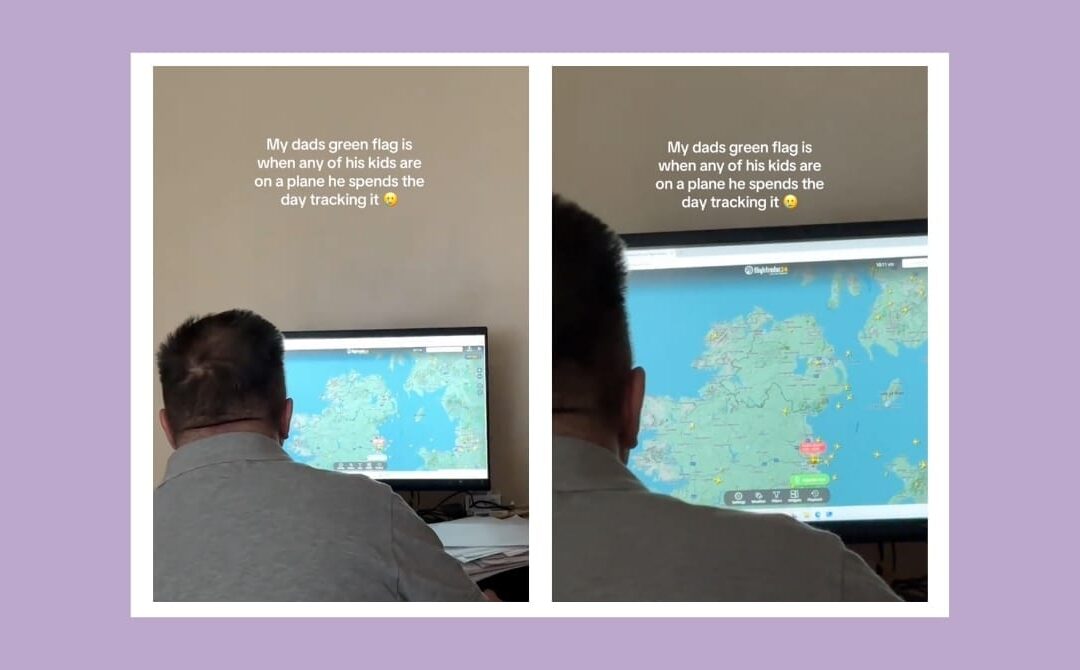Adult kids board a plane—what their dad does next will make you tear up