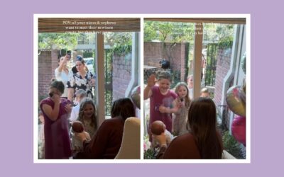 Mom blocks visitors from meeting her baby—and accidentally creates a moment no one will forget