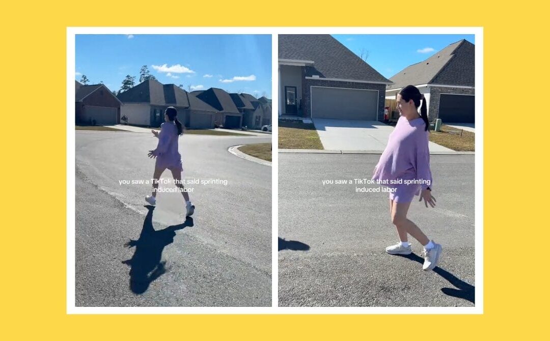 This mom tried something wild at 40 weeks to induce labor—and spoiler: it worked