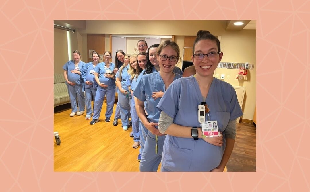 14 nurses at the same hospital got pregnant at the same time—and became each other’s mom village
