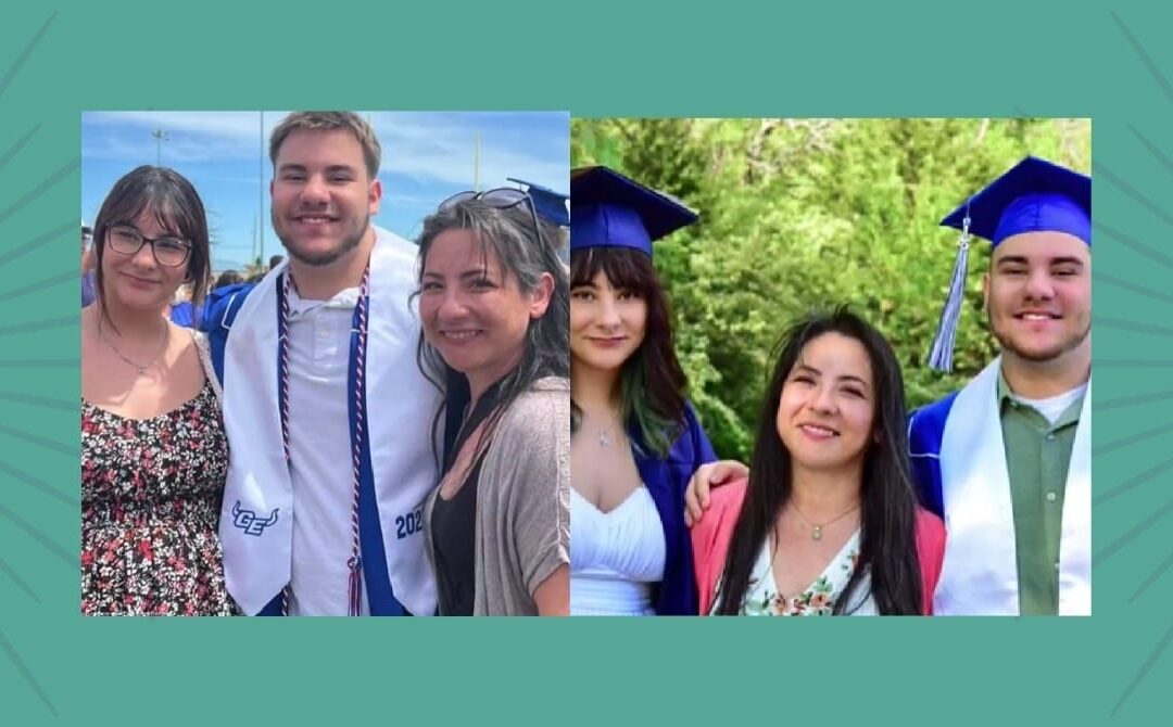Mom graduates alongside her kids, showing it’s never too late to pursue dreams