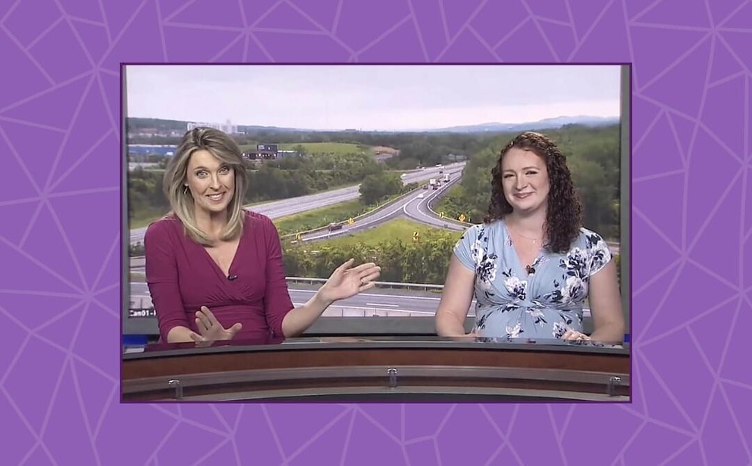 Pregnant anchor’s water breaks before the morning news—and she powers through the whole broadcast