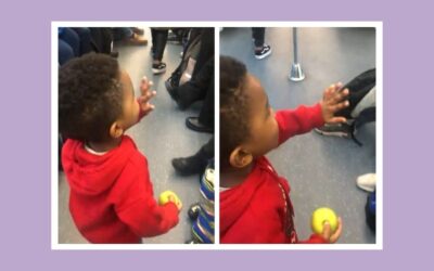 Viral TikTok shows toddler melting hearts with train greetings
