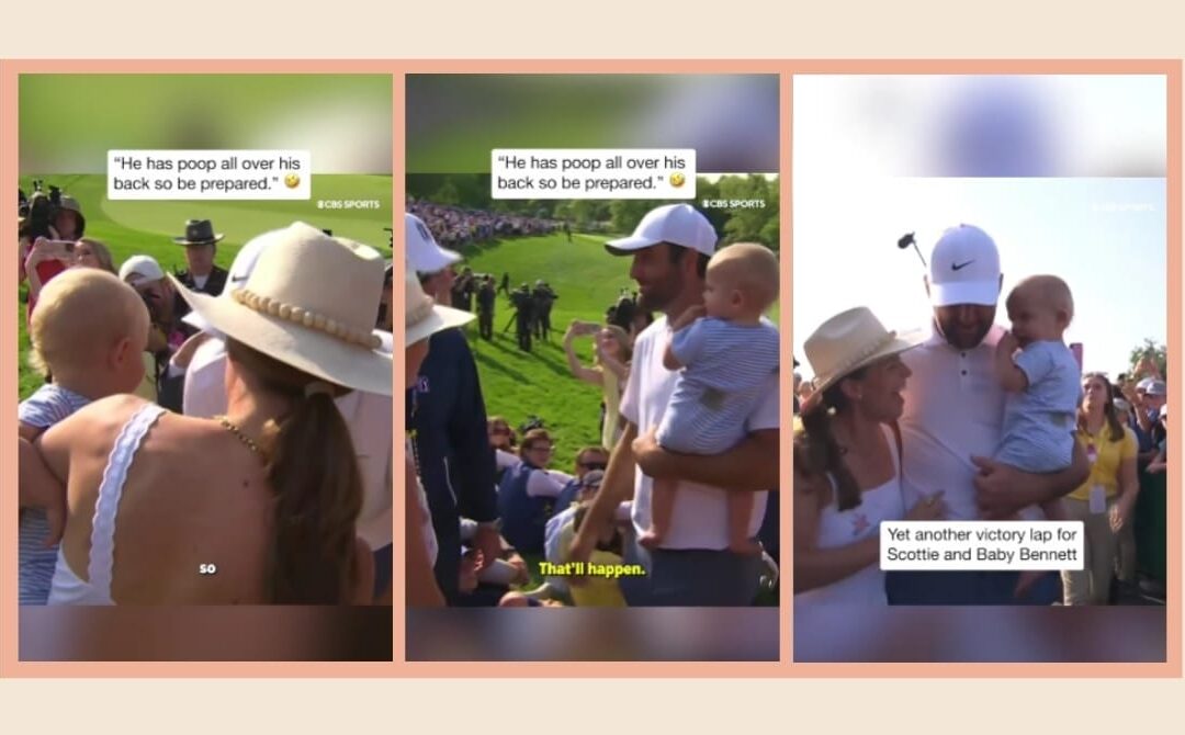 He just won a major golf tournament—then found out his baby had a blowout