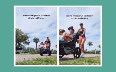Mom of older kids refuses to be ‘stroller shamed’ at theme parks