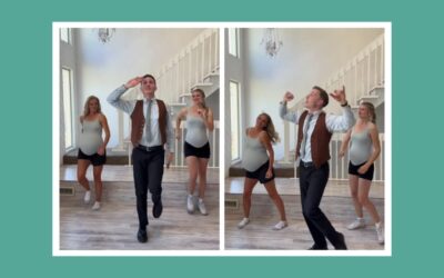 Pregnant mom and daughter are due 10 weeks apart—so they recreated Father of the Bride in real life