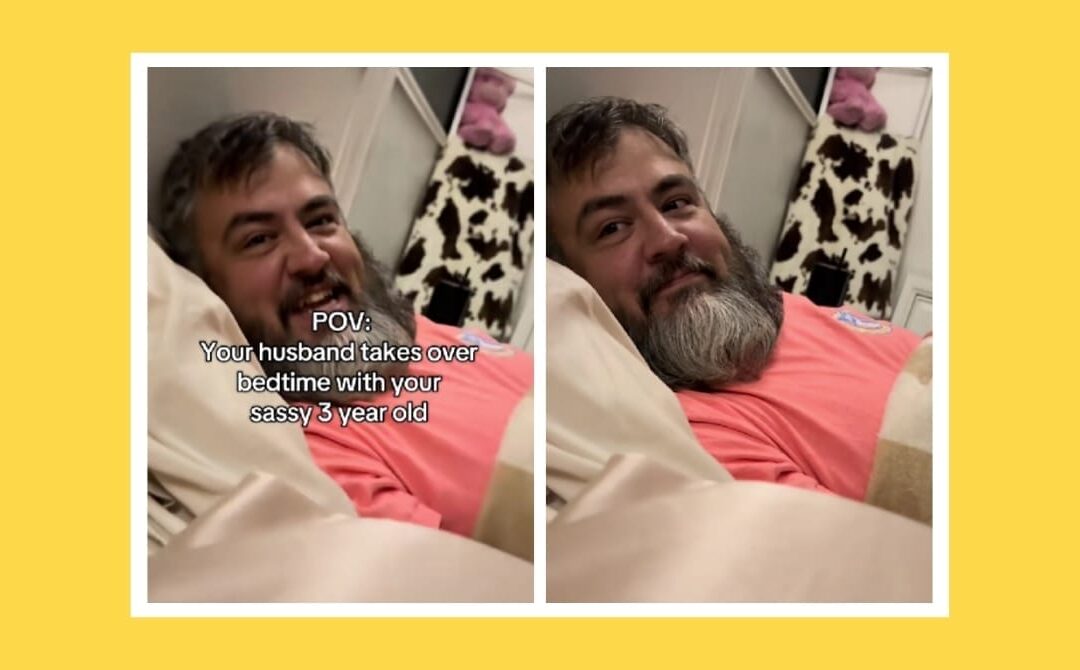 This dad got roasted by his 3-year-old at bedtime—and the internet is siding with her