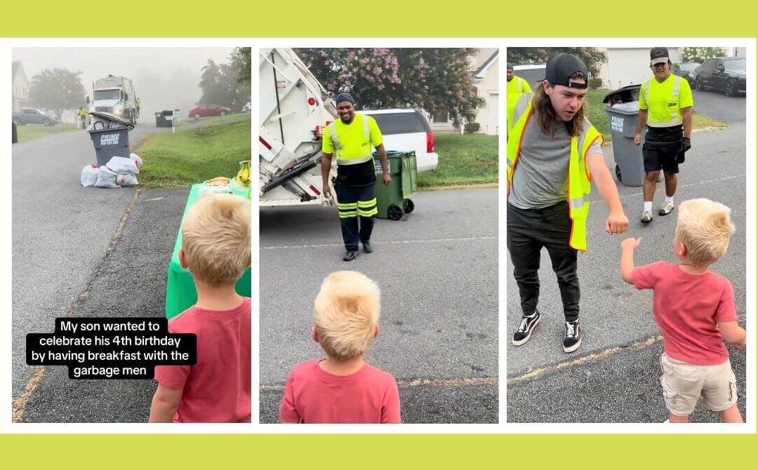 Why a little boy’s garbage truck birthday shows the power of raising kids to value every job