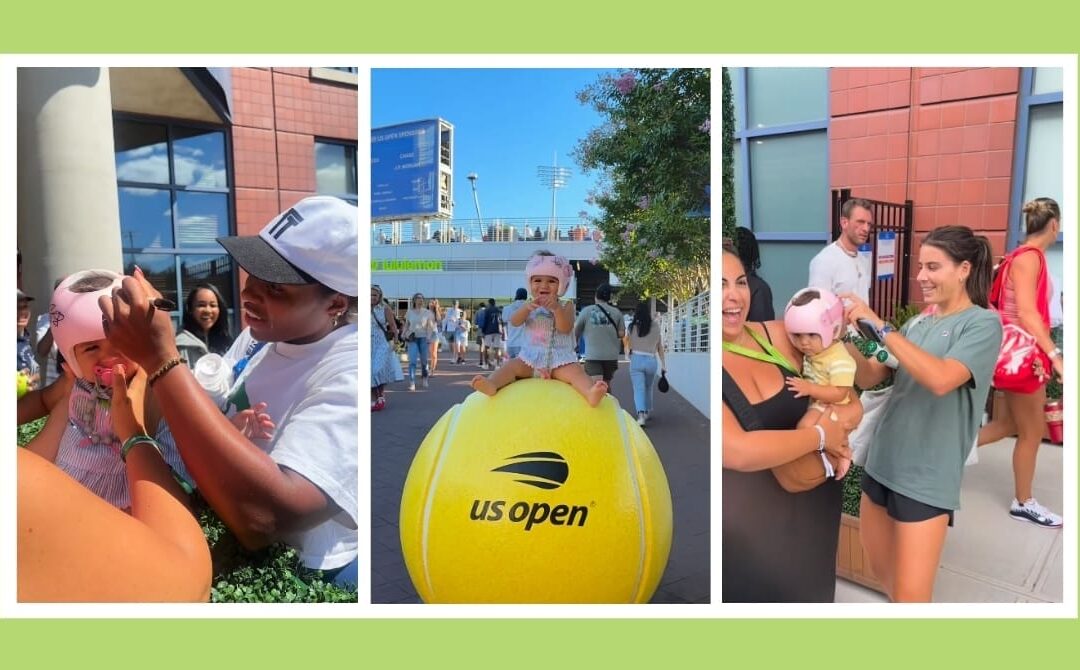 How a baby’s autograph-covered helmet became the sweetest surprise of the US Open