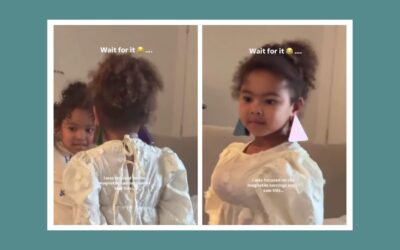 Mom gets a hilarious lesson in life imitation from her daughter