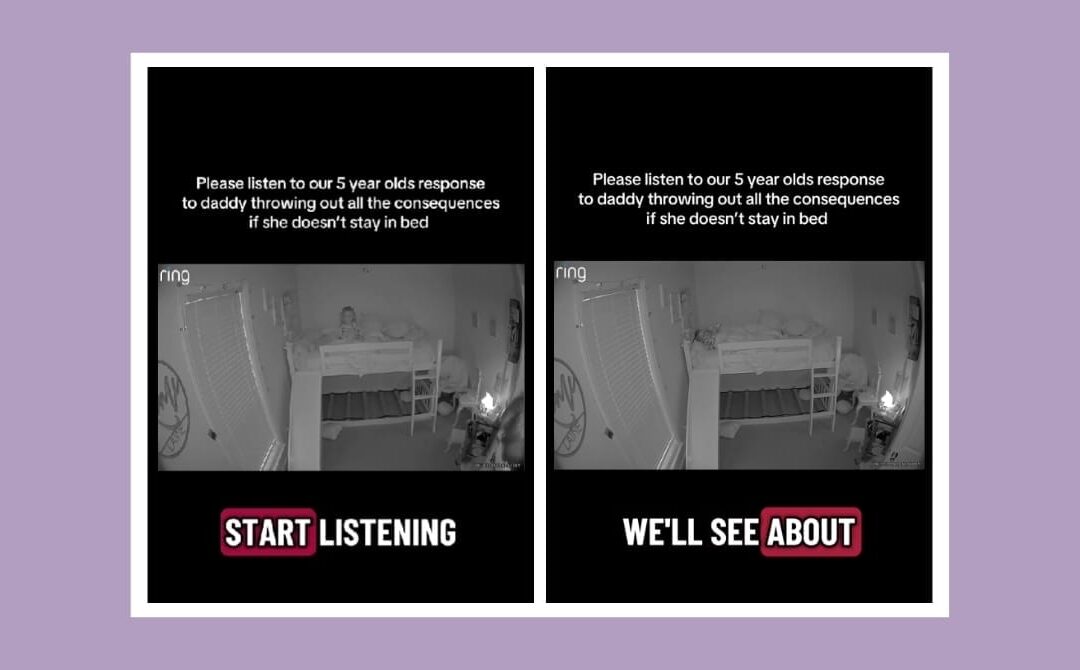 This little girl’s bedtime clapback proves kids always have the last word