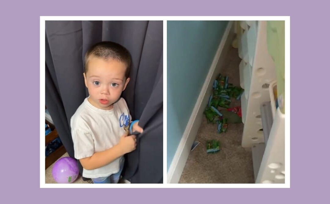 This toddler’s adorable viral confession reveals why young children sometimes stash snacks