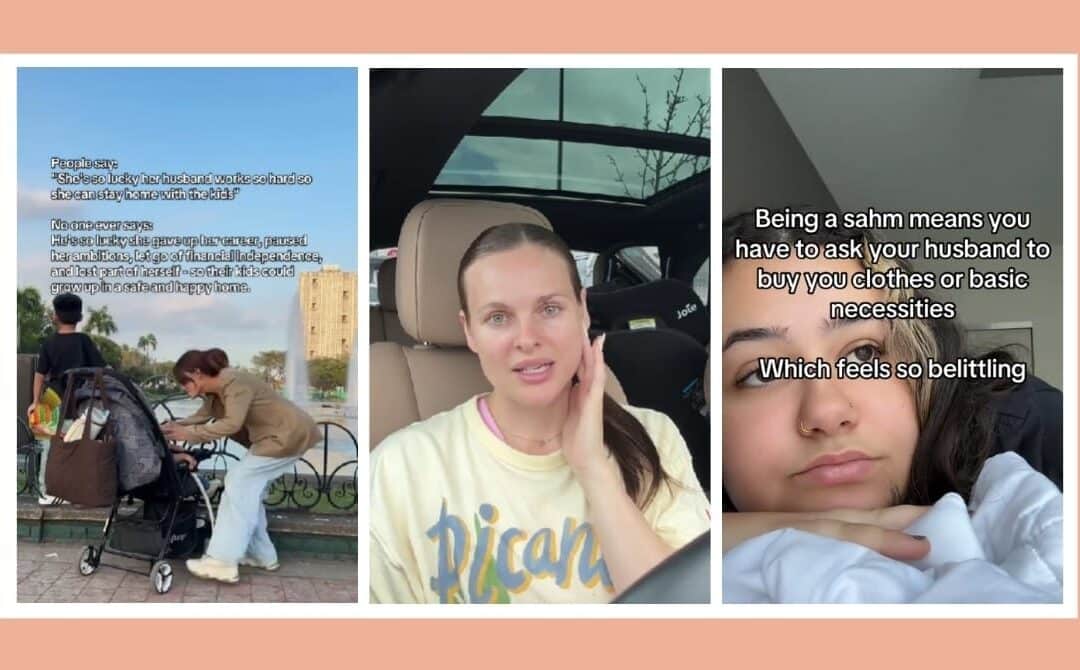 Stay-at-home mom describes the uneasy shift from earning to ‘our money’—and why so many relate