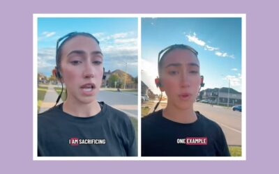 What happens when a mom finally stops cleaning long enough to go for a run