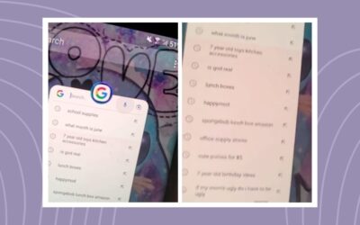 A mom scrolls her 7-year-old’s search history—one question stops her cold