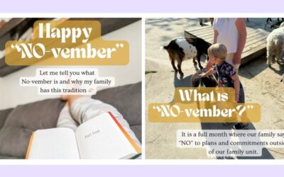 Feeling burned out? This mom’s “No-vember” tradition could be the reset your family needs