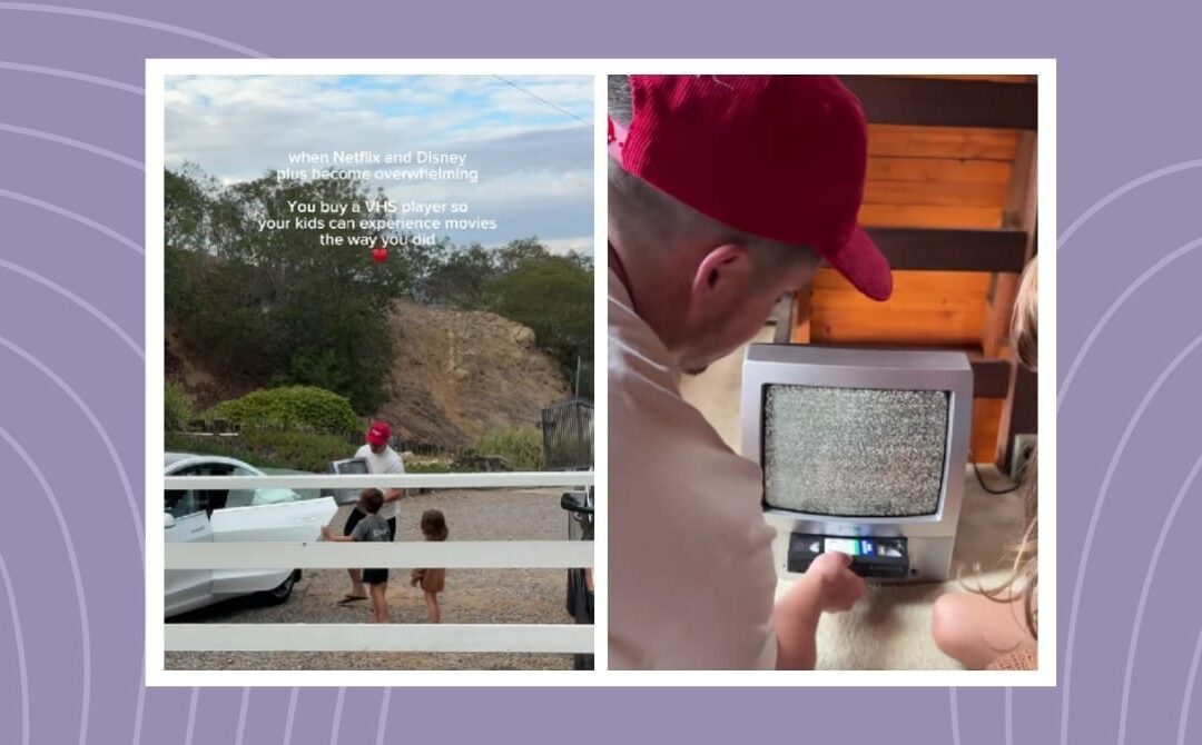 Parents trade streaming for VHS and rediscover something they didn’t know they’d lost