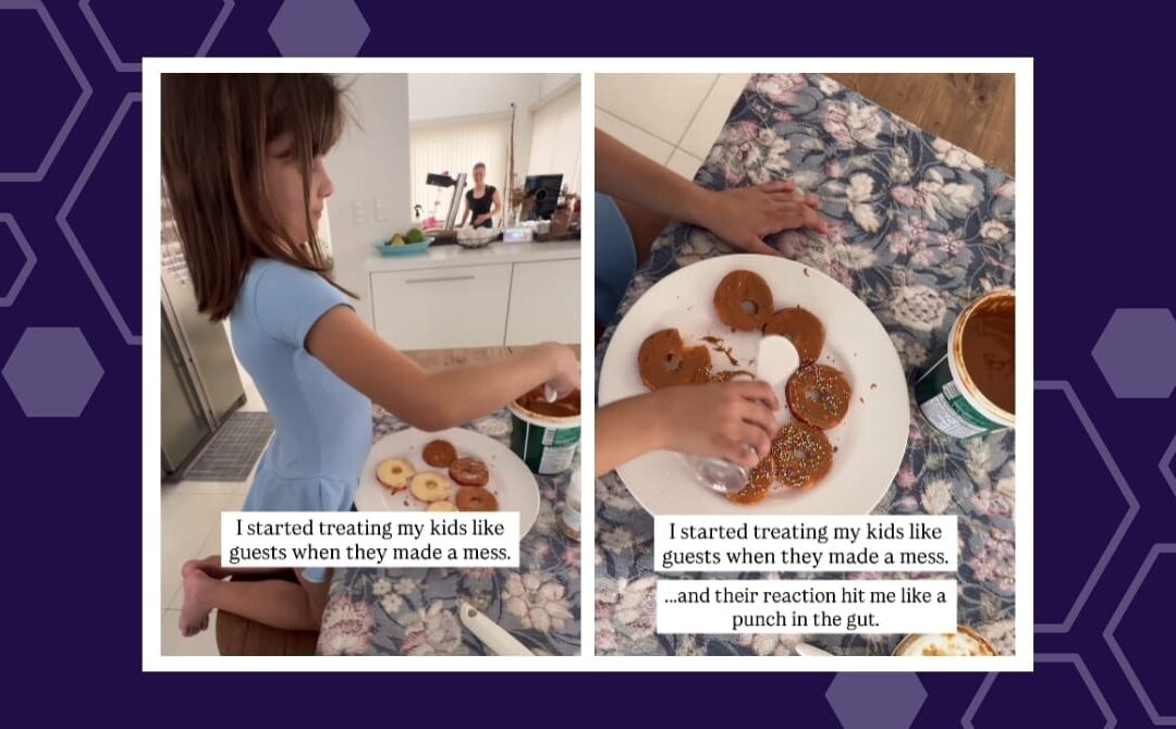 The 5-second trick that keeps one mom from yelling when her kids make a mess