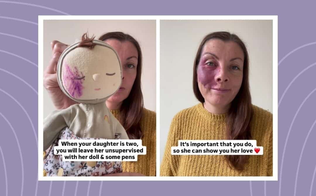 A toddler drew on her doll—and changed how her mom saw herself