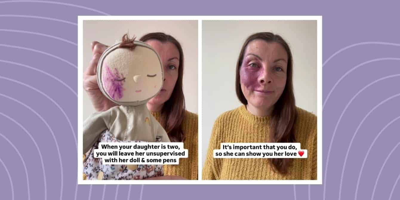 
                    A toddler drew on her doll—and changed how her mom saw herself                
