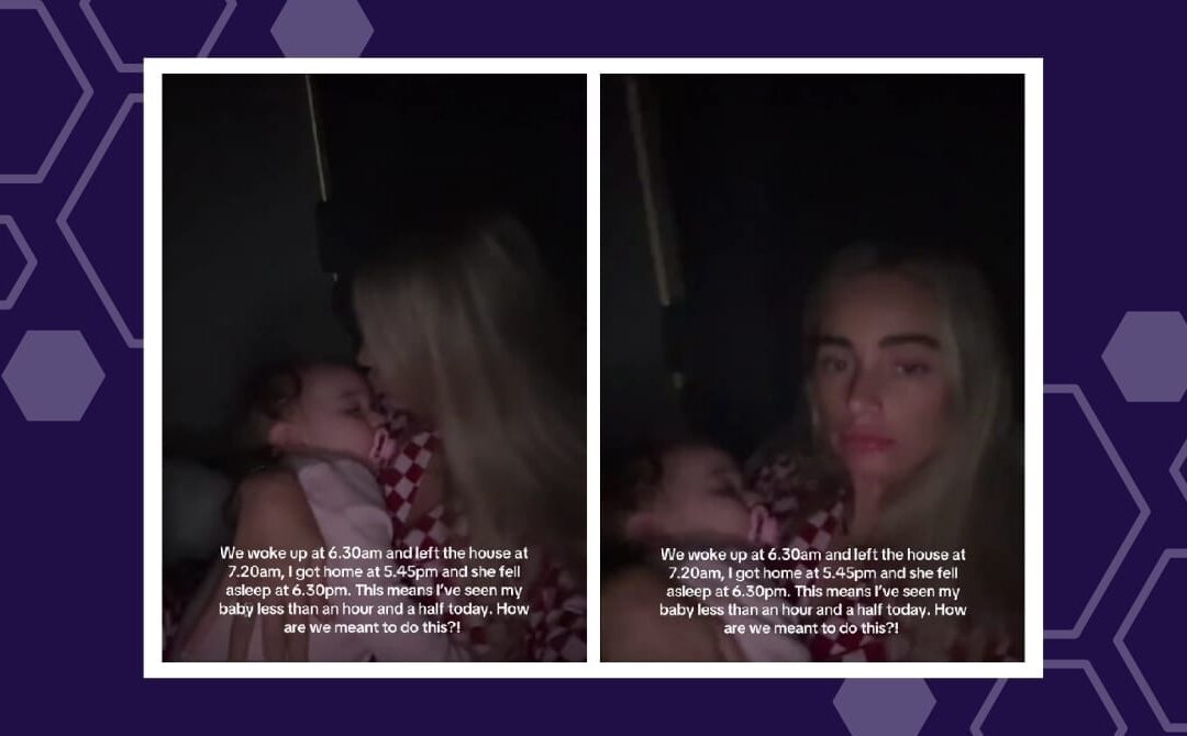 How a few minutes with her baby opened a bigger truth about working parenthood