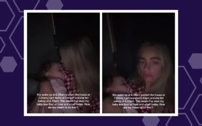 How a few minutes with her baby opened a bigger truth about working parenthood