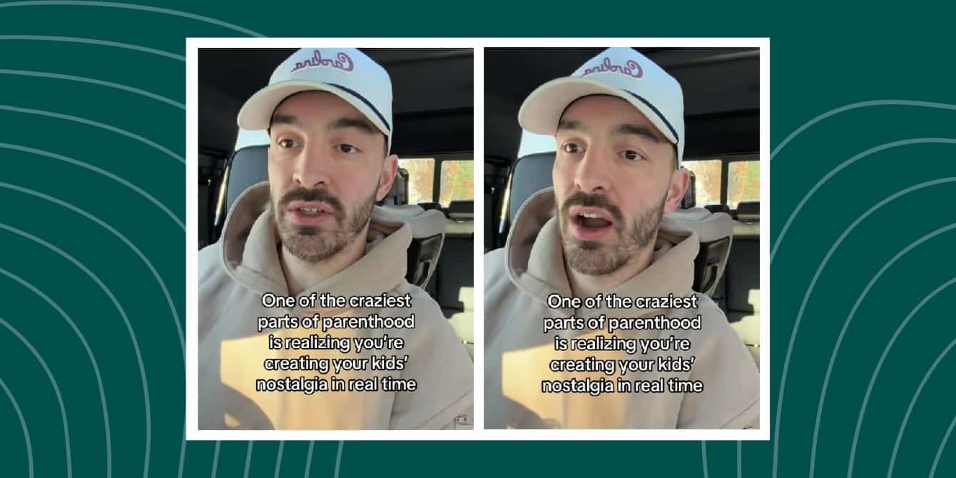 Dad realizes kids' nostalgia